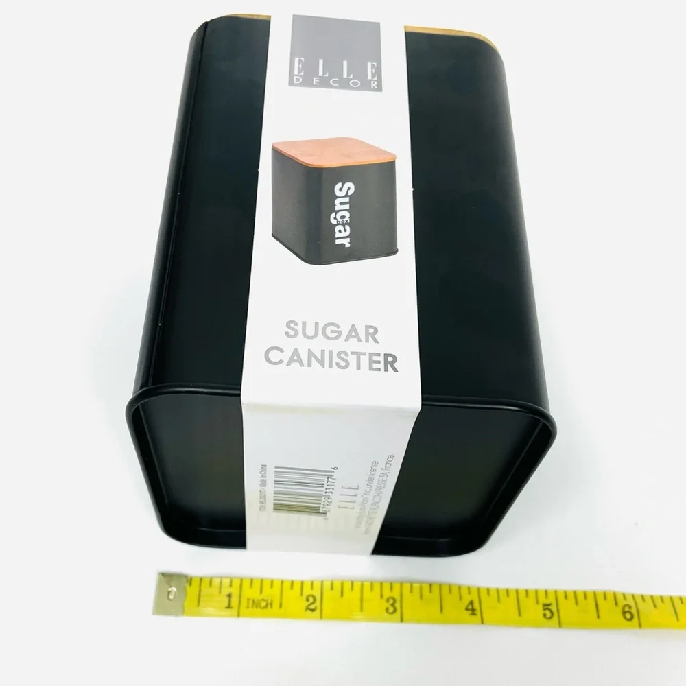 Elle Decor Black Sugar Canister